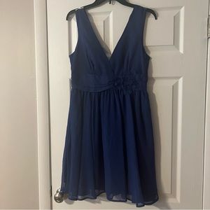 EUC Fun Blue Swing Cocktail Dress TwentyOne Sz L